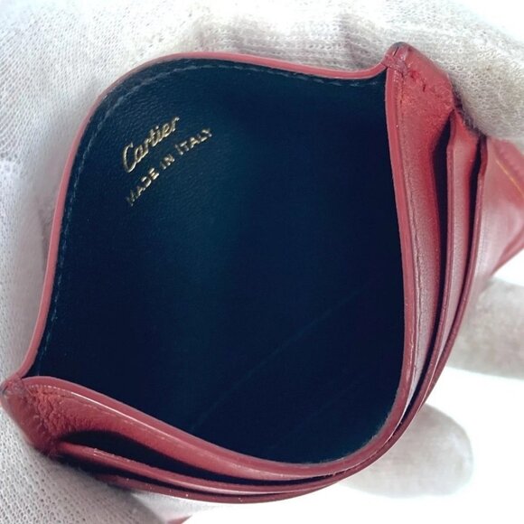 CARTIER Garland de Cartier Business Card Holder Pass Case Card Case - Picture 9 of 12